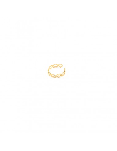 Gilded ring - "Ring with hearts" - 1