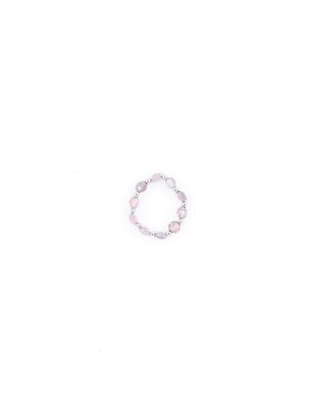 Ring made of shimmering labradorite (silver version) - 1