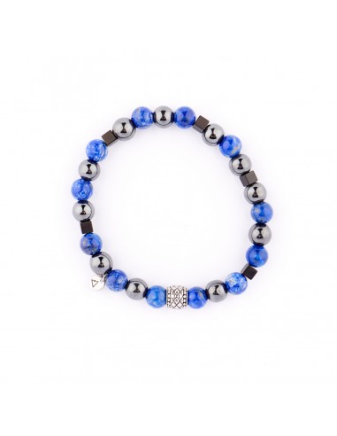 Lapis lazuli - man bracelet made of natural stones KULKA MAN - 1