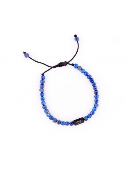 Lapis lazuli on a thread - man bracelet made of natural stones KULKA MAN - 1