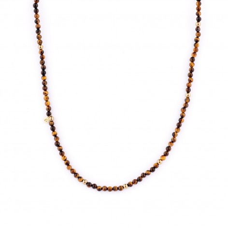 Long man necklace with tigers eye - 1
