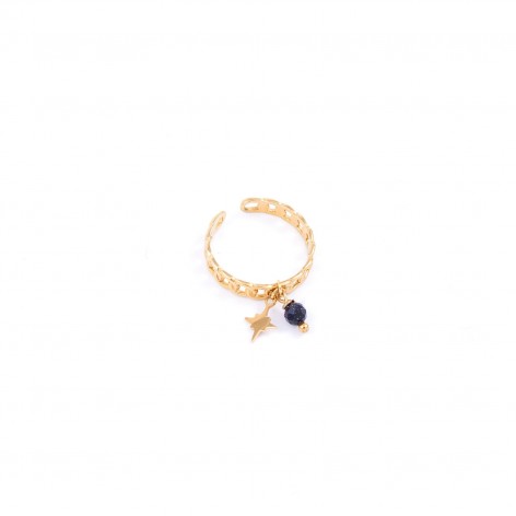 Gilded ring "Chain with...