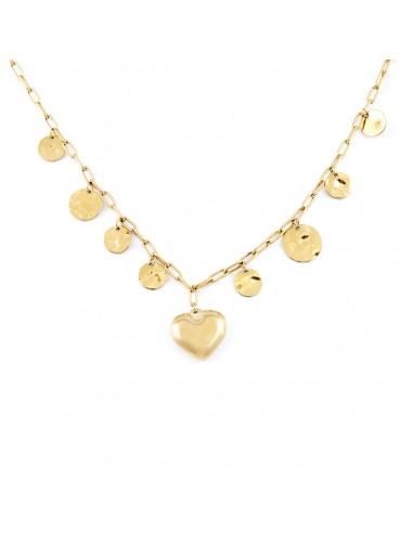 Effective necklace with a big heart (with possibility of engraver) - 1