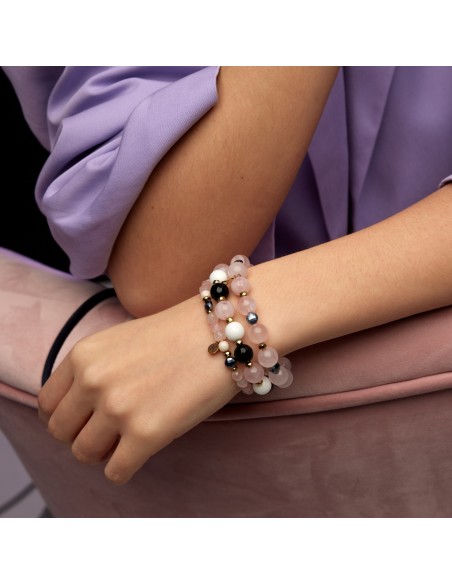 Rose quartz - bracelet made of natural stones - 2