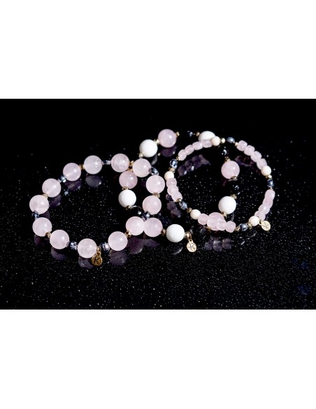 Rose quartz - bracelet made of natural stones - 4