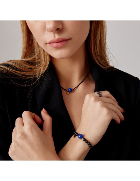 Bracelet with a stone of heart and mind (Lapis lazuli) - 2