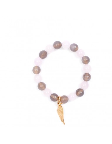 Delicate as a feather - bracelet made of natural stones - 1
