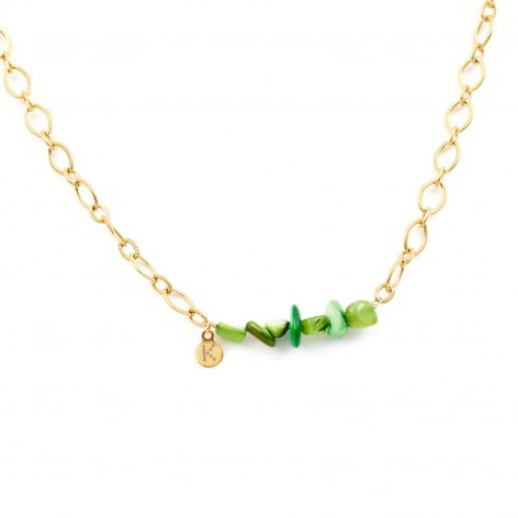 Royal Green necklace on...