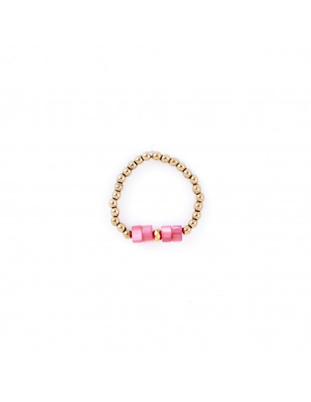 Ring with pink pearl - 1