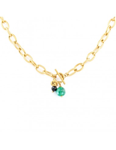 Royal Green decorative chain necklace